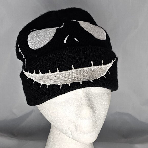 Black Jack Skellington Beanie - Picture 1 of 3